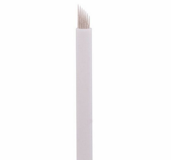 Microblading Needles Permanent Makeup Manual Eyebrow Blade PCS 9-Pin
