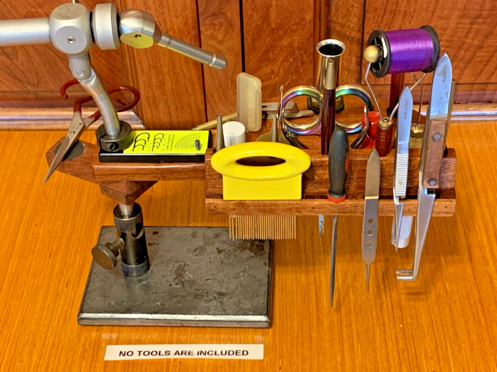 WADE'S FLY-TYING TOOL CADDY / THREAD AND BEAD ORGANIZER / AND QUICK DRAW KIT