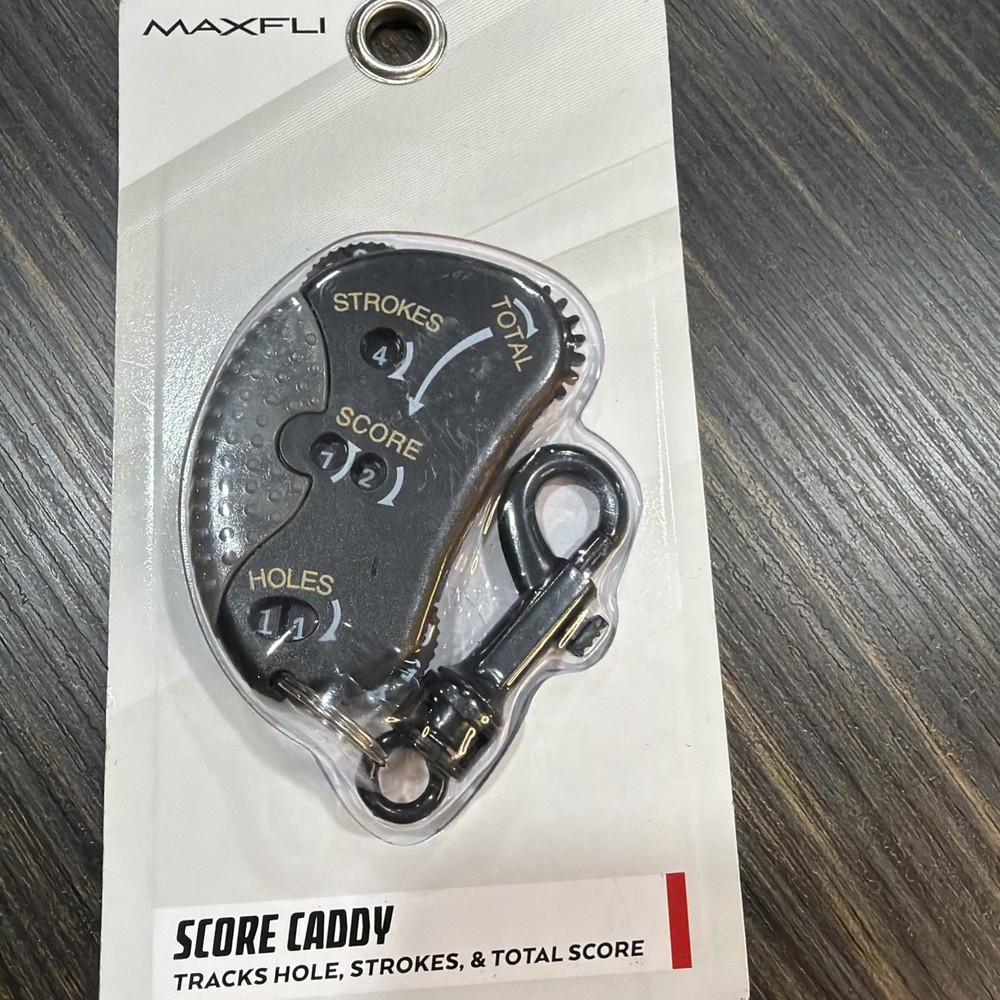 Maxfli Golf Score Caddy Stroke Shot Swing Counter