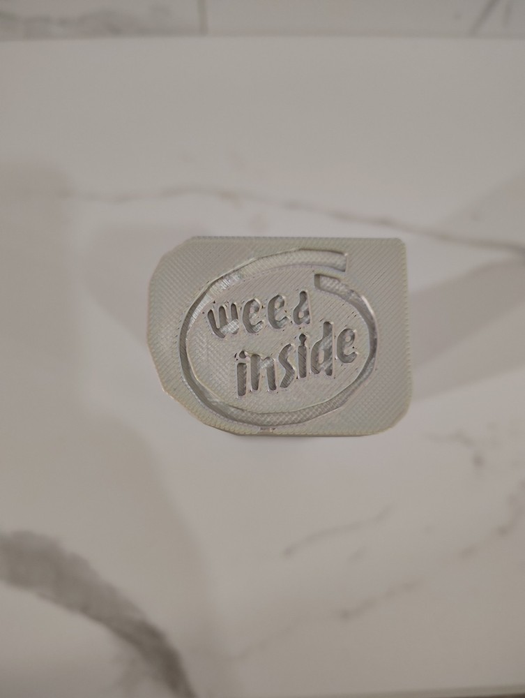 Holographic Novelty Lighter Case Stash Jar