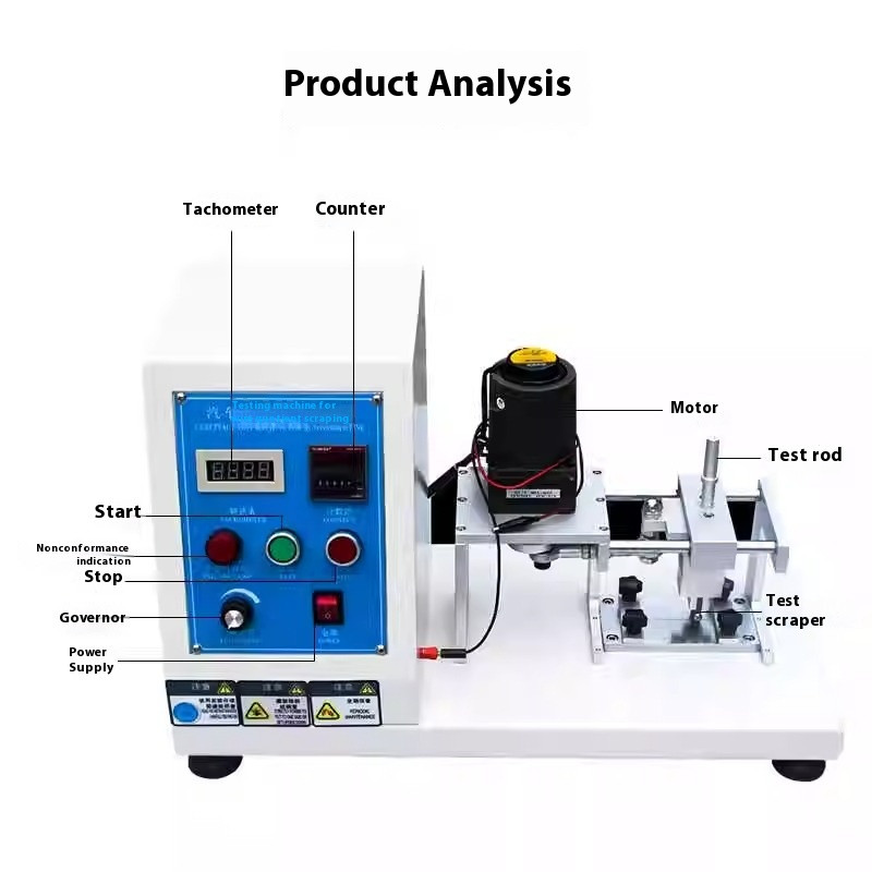 Automobile Wire Scratch Resistance Tester Cable Insulation Surface Scratch