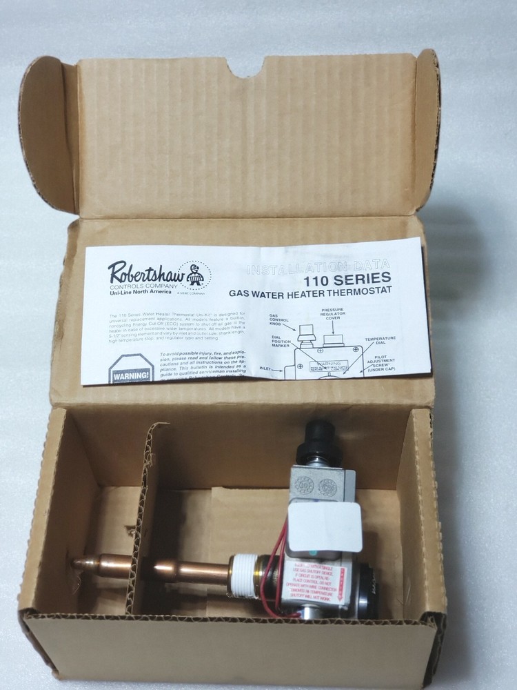 Camco 08421  110 Robertshaw Style Natural Gas Control Valve,70 to 160 deg F, N£W