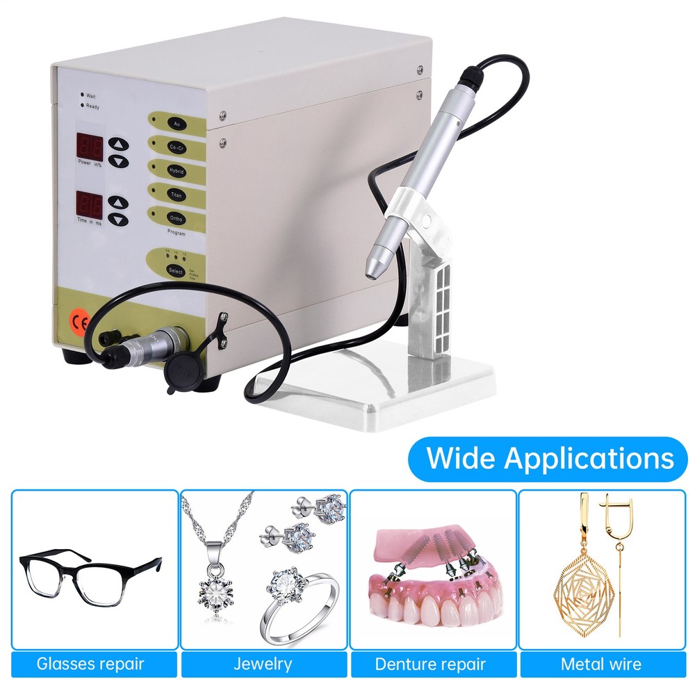 Automatic CNC Pulse Spot Welding Permanent Jewelry Welder Kit Arc Welding Adjust