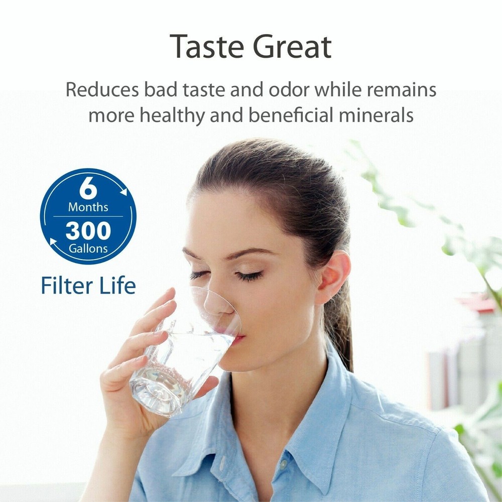 Waterdrop MWF® Refrigerator Water Filter, Replacement for GE® Smart Water,4 Pack