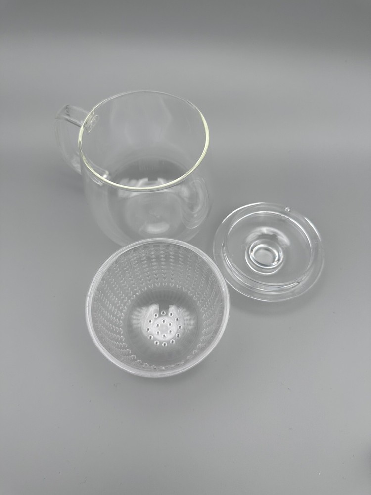 KINTO UNITEA UNIMUG Medium Clear Mug Cup Tea Strainer 350ml