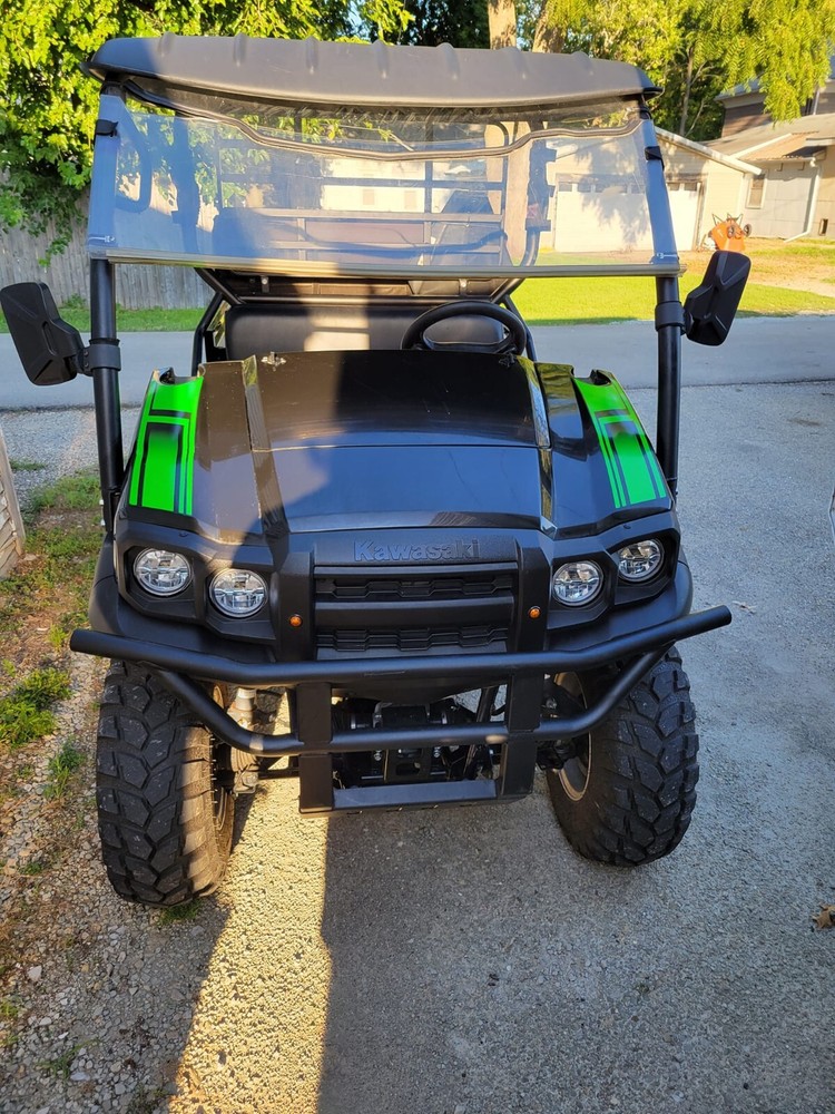 2017-25 Kawasaki Mule SX,XC Front Folding Fold Windshield -1/4 THICK!