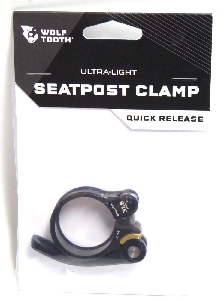Wolf Tooth Components Quick Release Seatpost Clamp - 31.8mm, Black