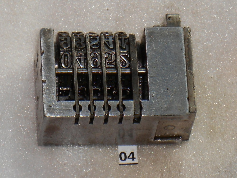 WETTER | Reverse letterpress numbering machine | 04