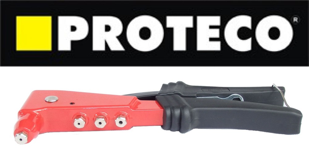 Riveter Pop Rivet Gun Riveting Gun Hand Riveter Tool Kit Heavy Duty PROTECO