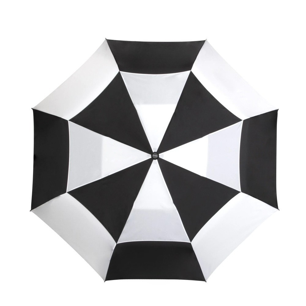 Compact Golf Umbrella, 47 inch, Black, White