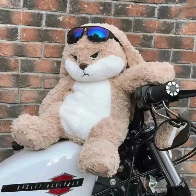 Angry Rabbit Plush Toy, 30cm Large Size Stuffed Bunny, Grumpy Cute Plush Doll*