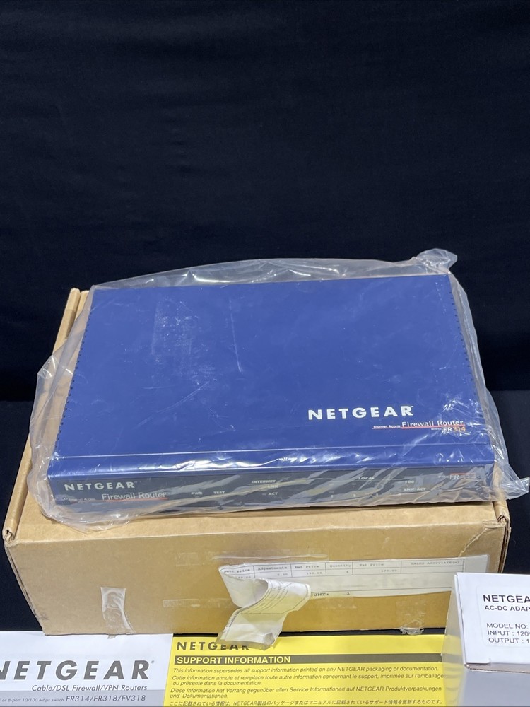 NETGEAR internet Access Firewall Router Model FR314