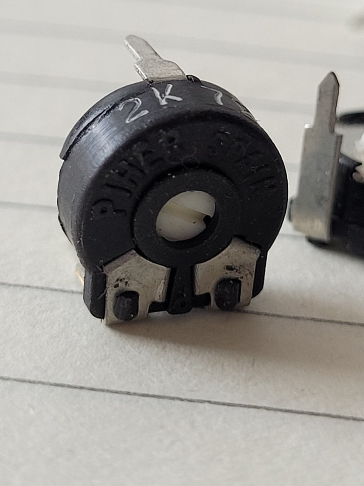 5pcs PIHER 2K Trimmer Potentiometer Variable Resistors