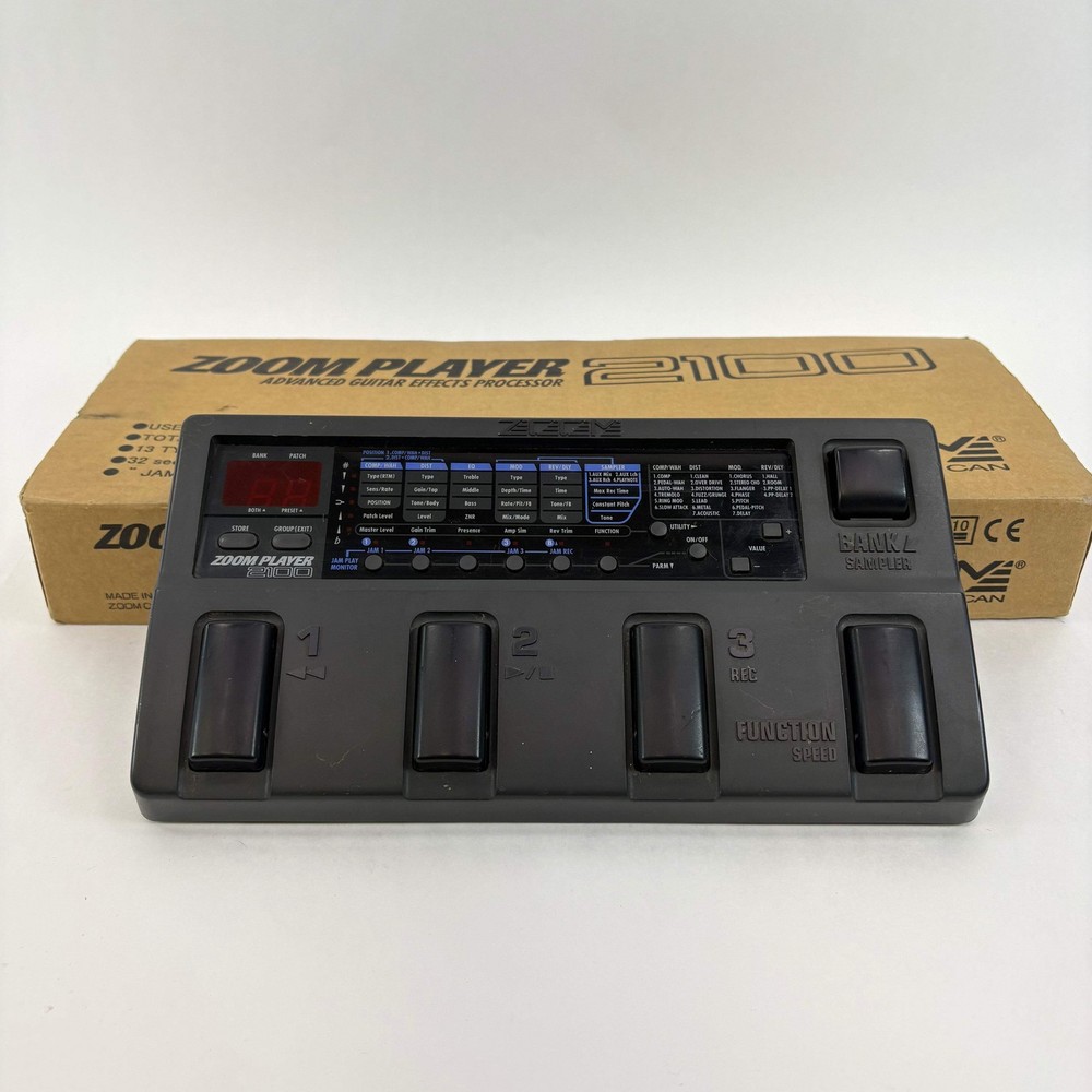 Broken Zoom Player 2100 Multi-Effects Guitar Processor /Gets No Power