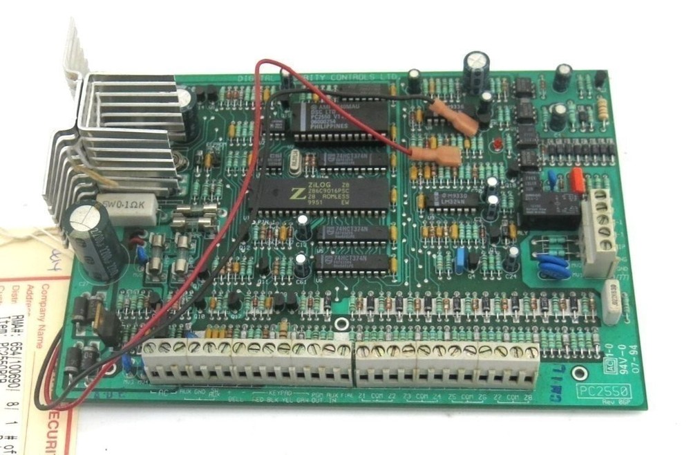 DCS Digital Security System PC2550 Alarm System Board Only Untested