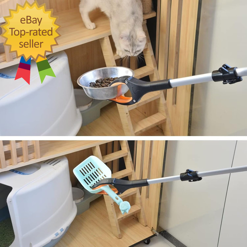 43" Extra Long Grabber Tool Foldable Grabbers for Elderly Grab It Reaching Tool