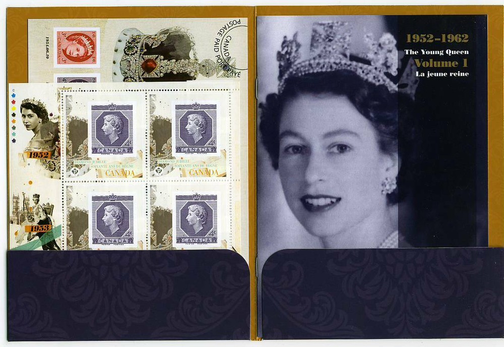 Canada 2012 = QUEEN Elizabeth ll Diamond Jubilee = Sealed KEEPSAKE folder Vol.#1
