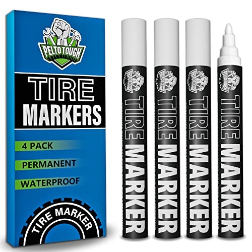 White Tire Paint Marker Pens Permanent