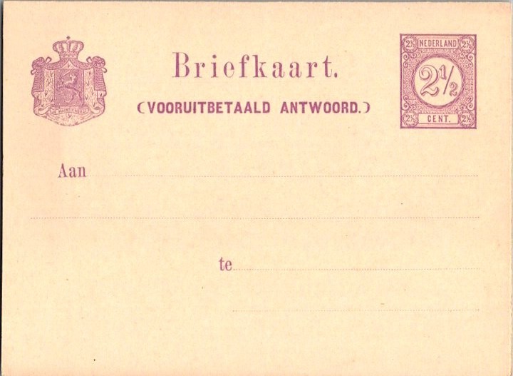 Netherlands Higgins & Gage 14 Unused.