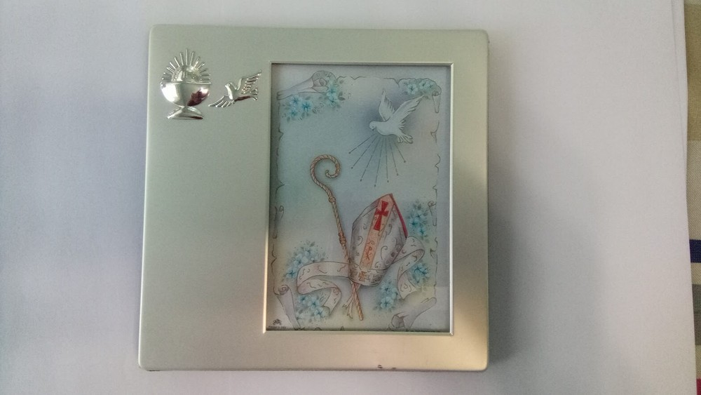 Silver Plated Communion and Confirmation Frame