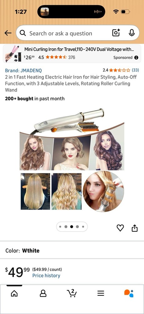 professional rotating iron