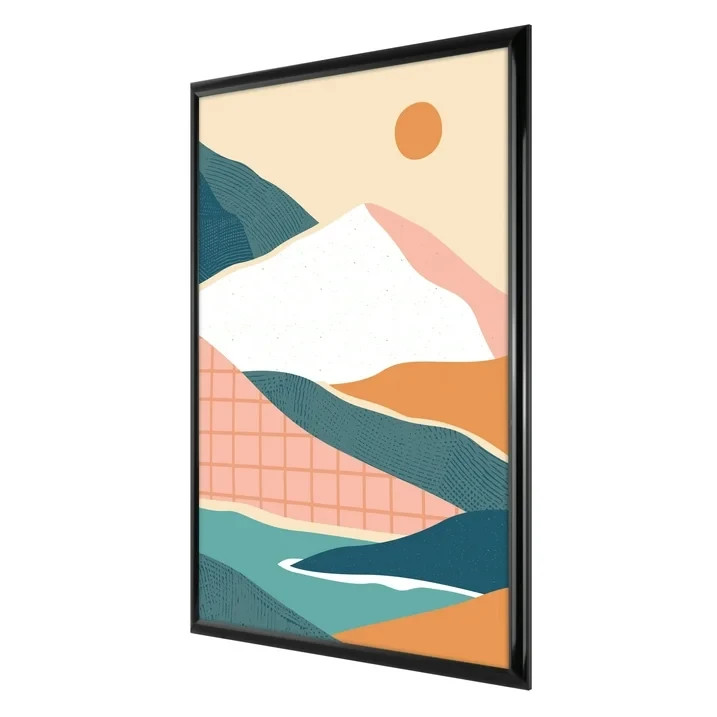 Mainstays – 20x28 Picture Frame – Black Rounded Profile Wall Photo Frame
