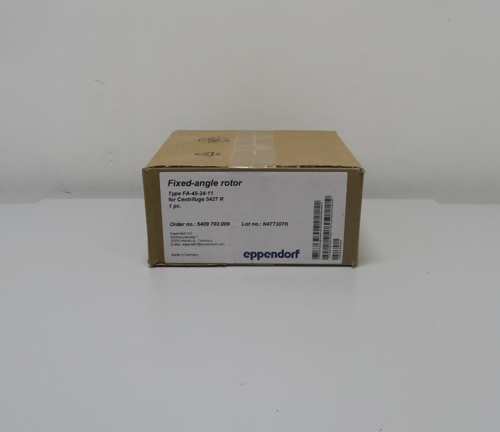 New Eppendorf FA-45-24-11 Fixed Angle Rotor with Lid