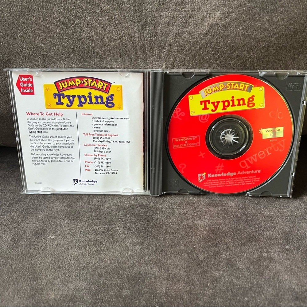 JumpStart Typing User's Guide for Kids