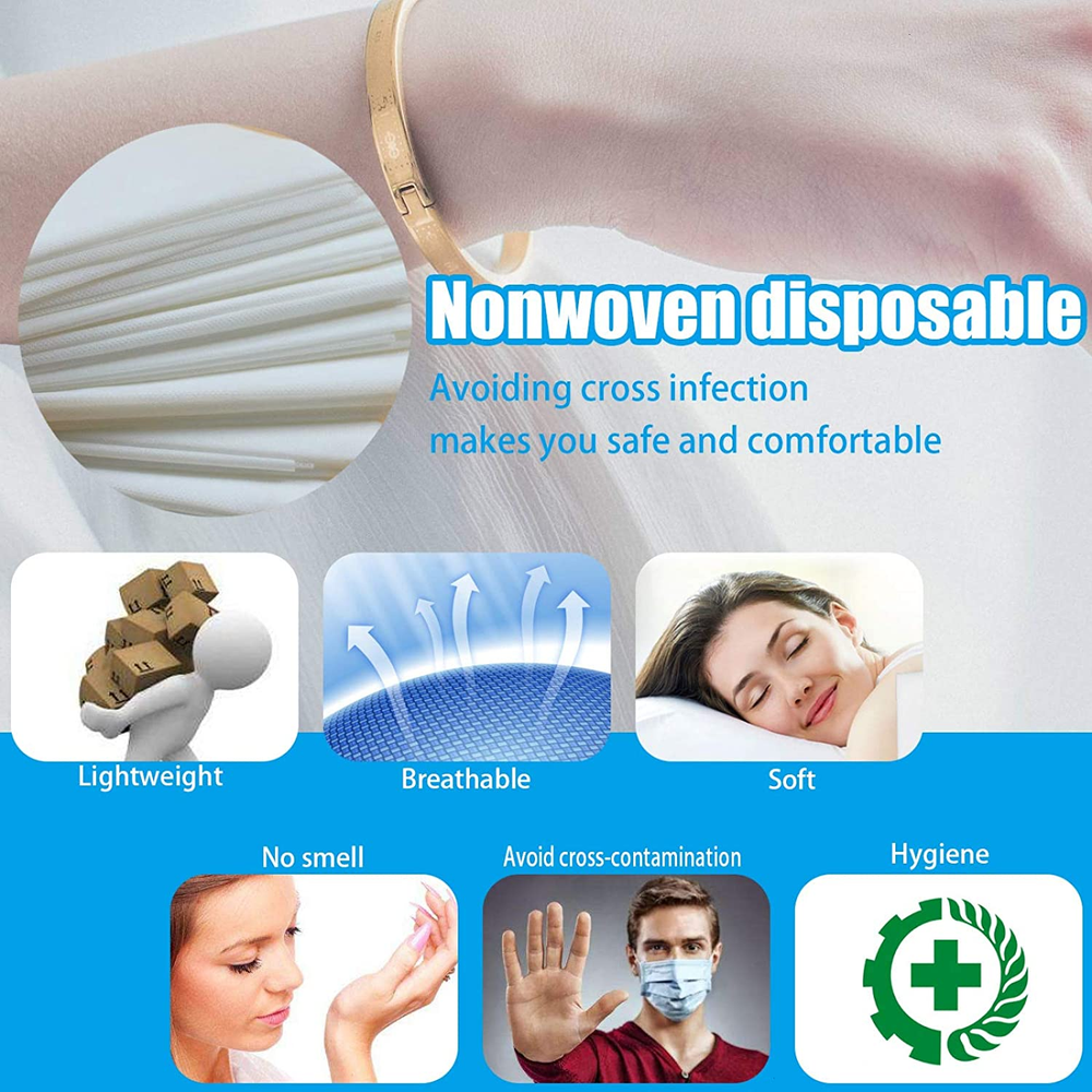 AQUEENLY 20PCS Spa Bed Sheets Disposable Massage Table Sheet Waterproof