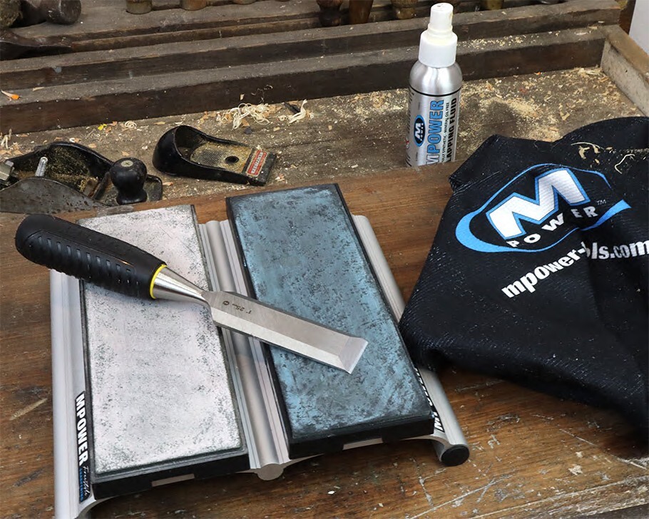 Double Diamond Sharpening Stone Set 600-1200# Complete Sharpener Kit MPOWER SB2
