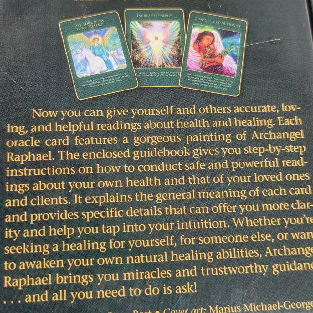 Archangel Raphael Healing Oracle Cards Doreen Virtue Complete