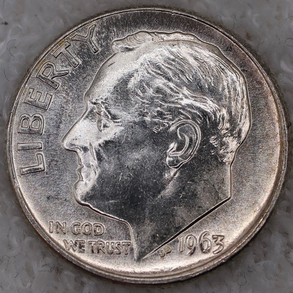 Roosevelt Dime 1963 Uncirculated