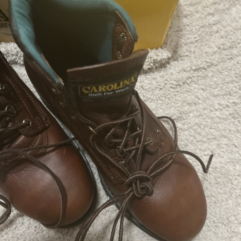 Carolina 6" St Plain Toe Grizzley B Size 11.5 4E
