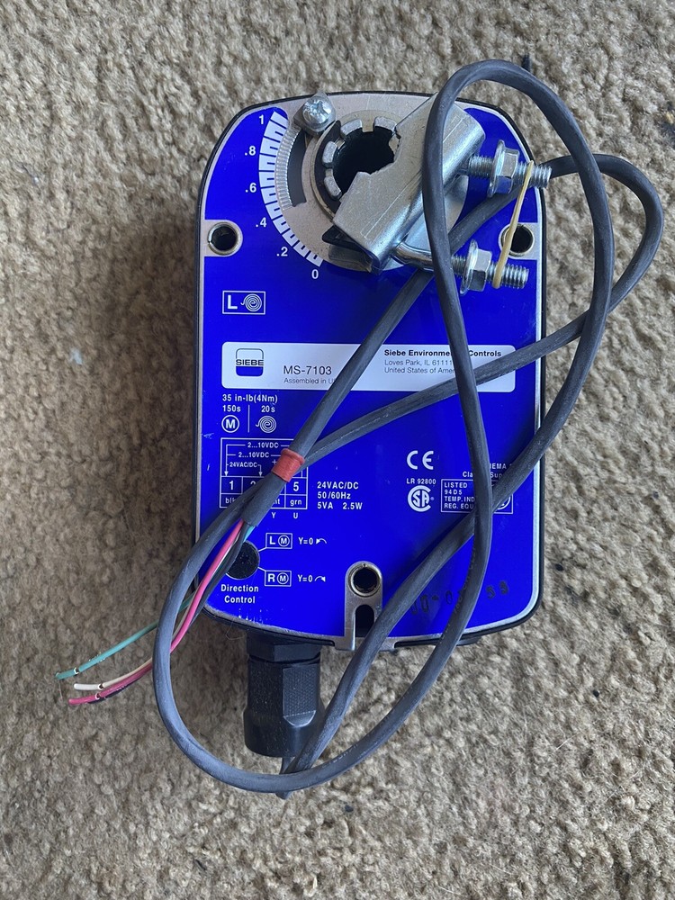 Siebe MS-7103 Spring Return Actuator (365)