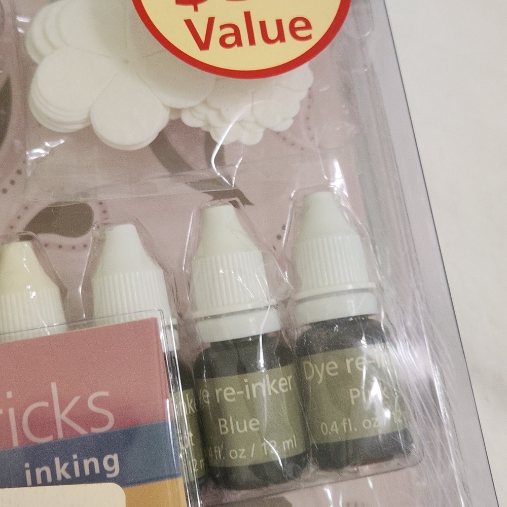 NEW Creating Keepsakes Scrapbook Inking Kit 9 Projects Embellishments - 2006
