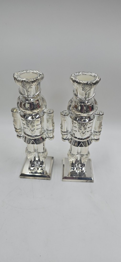 International Silver Co. Nutcracker Candlesticks 7 5/8"