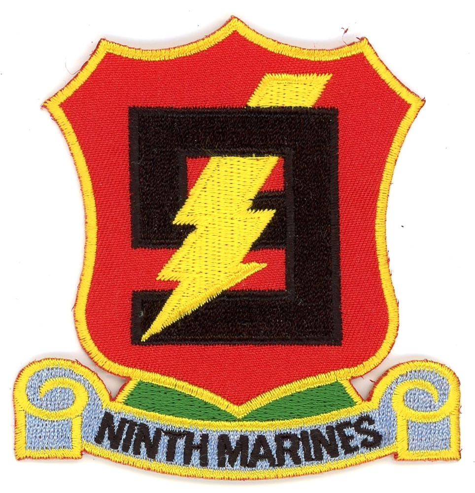 US Marine Corps Patch:  9th Marine Regiment