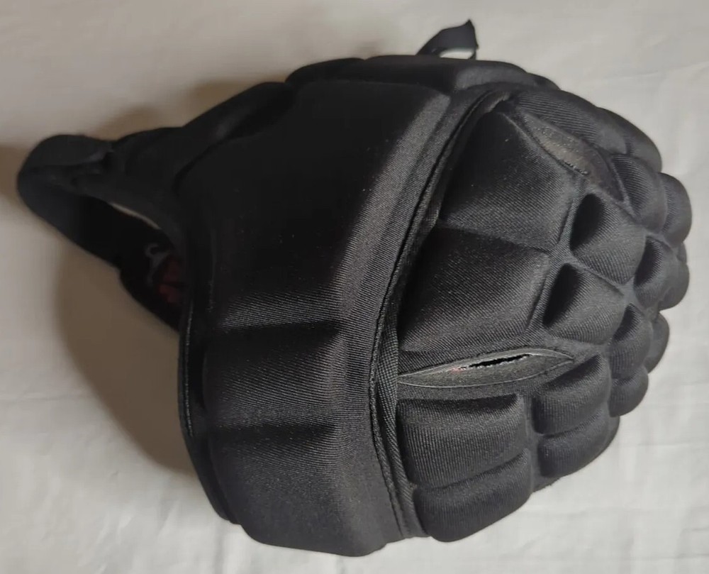 D4 Game Breaker Padded Head Protection Solid Black Size XL