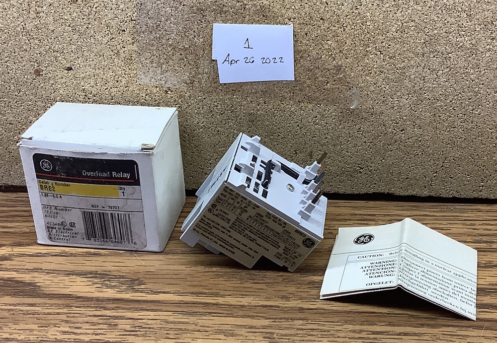 GENERAL ELECTRIC BRE2 OVERLOAD HEATER