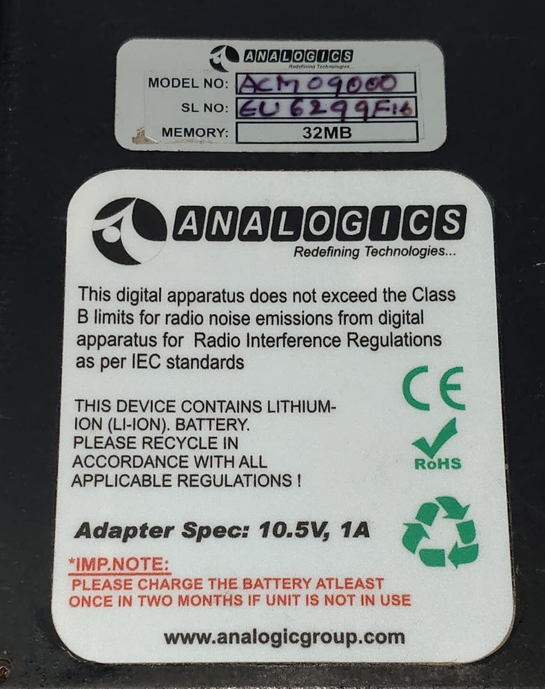 ANALOGICS COMMON METER READING DIGITAL INSTRUMENT ACM09000 | USED