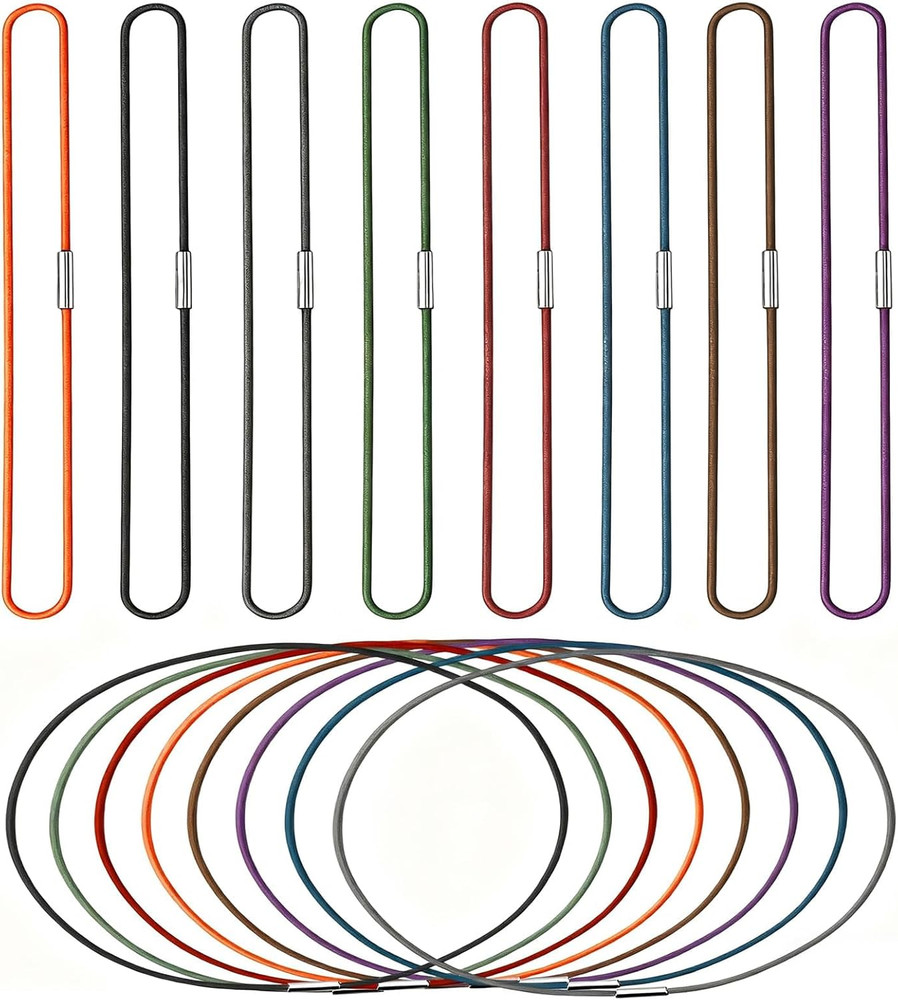 8 Pack Journal Elastic Bands with Pen Holder Stretchy Notebook Closure Loop Cord