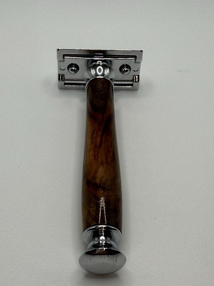 Double Edged Safety Razor wood Handle, Handmade
