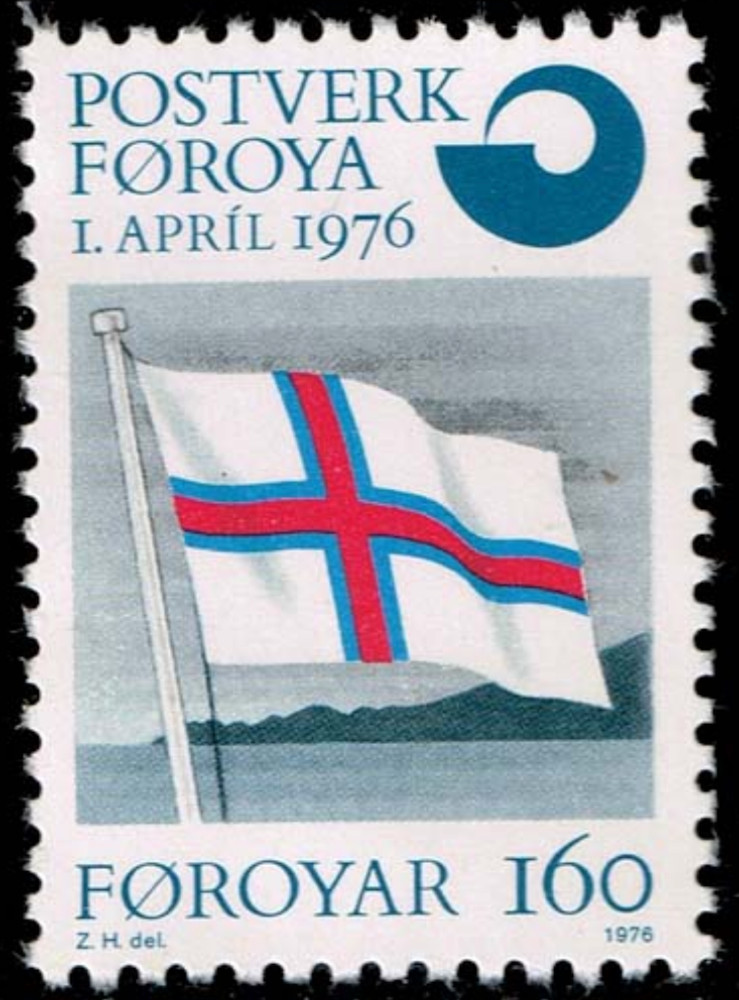 Faroe #Mi22 MNH 1976 Establishment Postal Service [22]