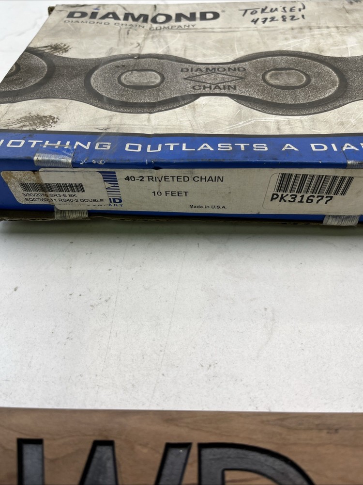 Diamond RS40-2 Riveted Chain 10FT