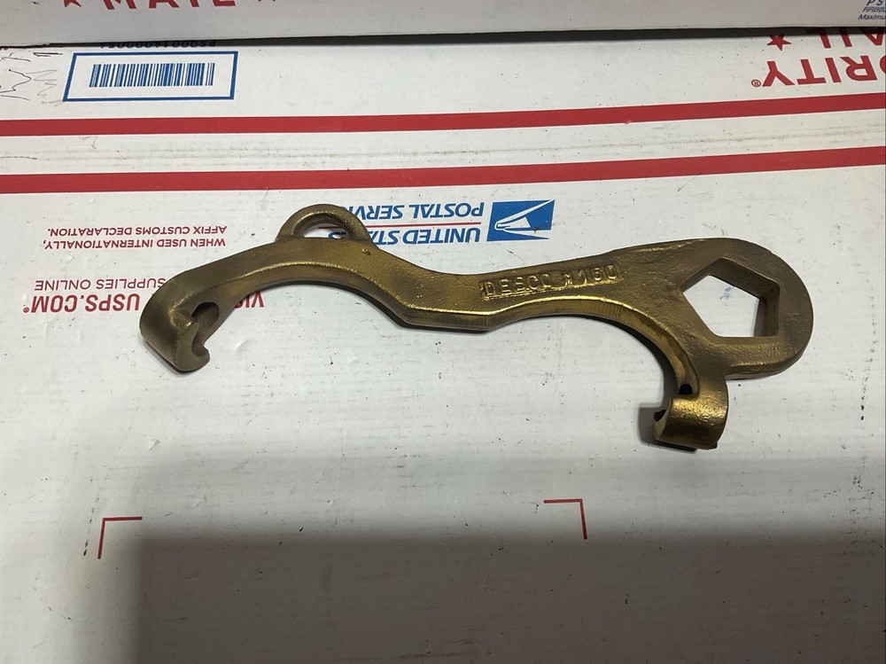 DESCO #160 Brass Wrench Multi Use Spanner Tool