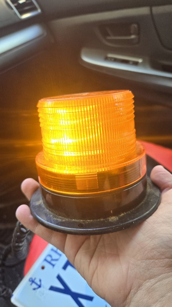 Amber Emergency strobe Light! Car topper!