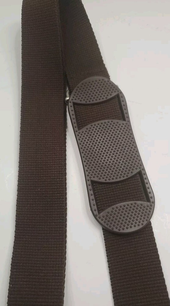 Strap Only 27" Adjustable Brown Canvas 1.5" Wide Heavy Duty Clips