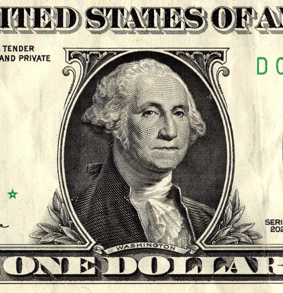 2021 D Star note Fancy Serial Number Regular Run