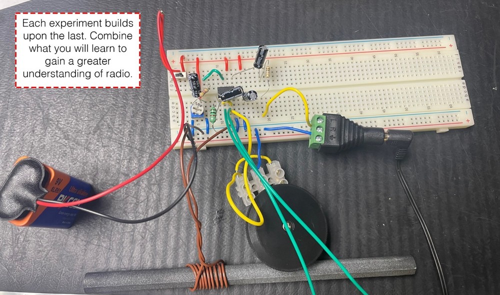 Make: Radio Component Kit - Complete Electronics Component Pack Book Science Lab