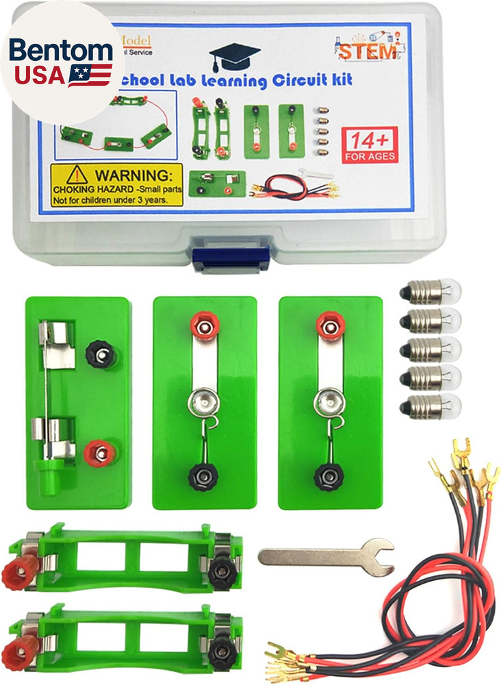 Physics Science Lab Learning Circuit Kit,Electricity Experiment Set,Building Cir